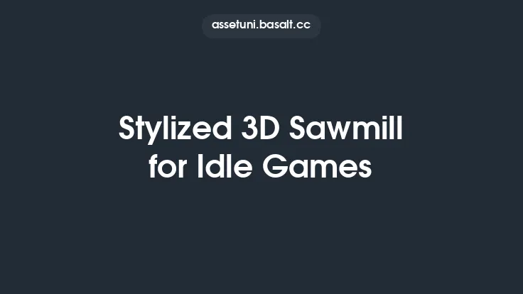 Stylized 3D Sawmill for Idle Games Thumbnail