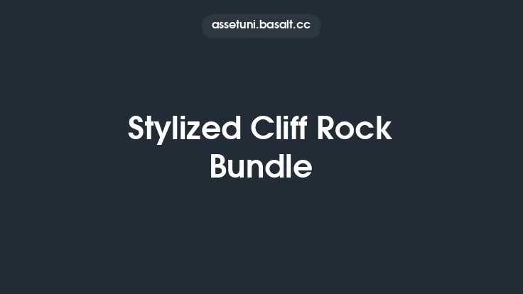 Stylized Cliff Rock Bundle Thumbnail