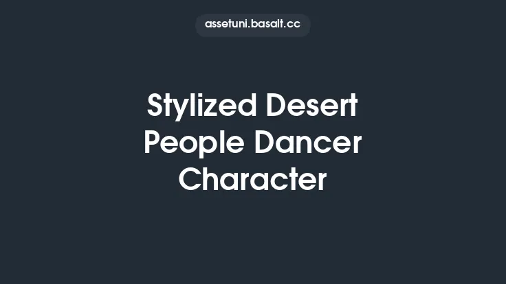Stylized Desert People Dancer Character Thumbnail