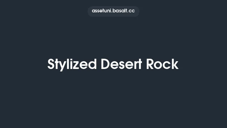 Stylized Desert Rock Thumbnail