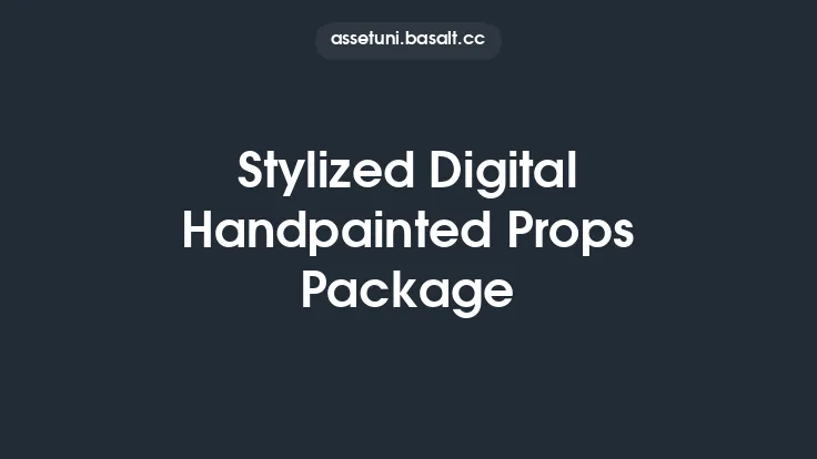 Stylized Digital Handpainted Props Package Thumbnail