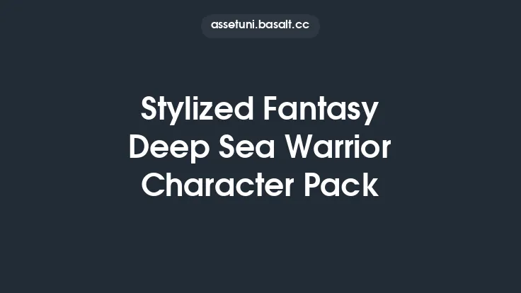 Stylized Fantasy Deep Sea Warrior Character Pack Thumbnail