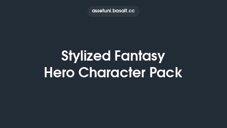 Stylized Fantasy Hero Character Pack Thumbnail