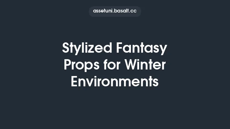 Stylized Fantasy Props for Winter Environments Thumbnail