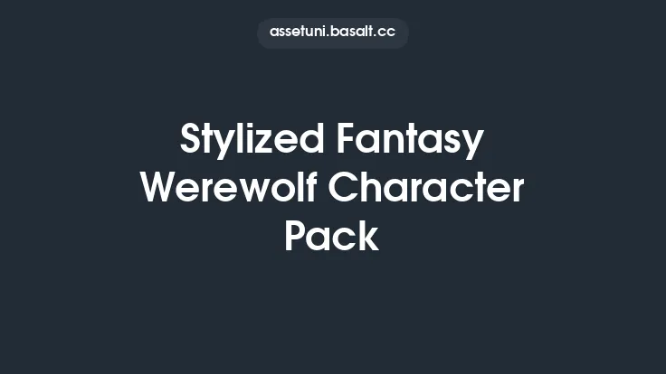 Stylized Fantasy Werewolf Character Pack Thumbnail