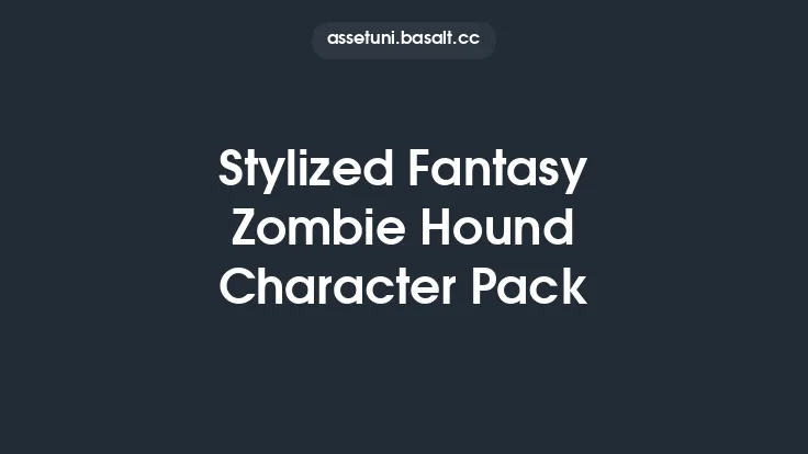 Stylized Fantasy Zombie Hound Character Pack Thumbnail