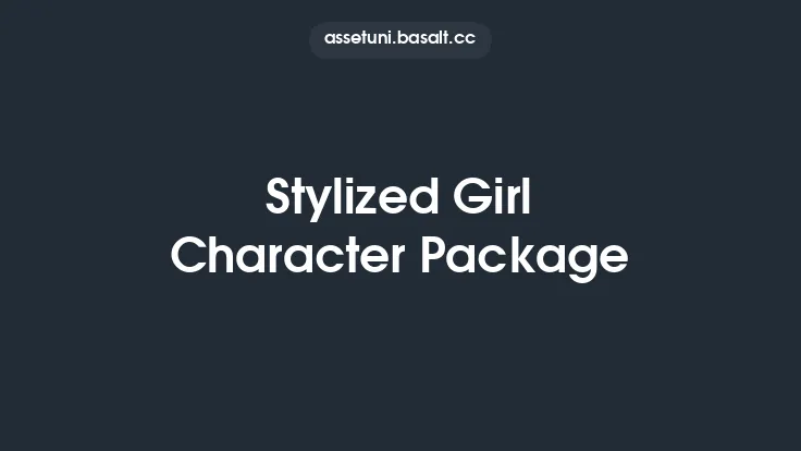 Stylized Girl Character Package Thumbnail