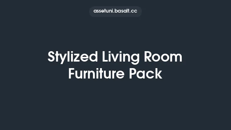 Stylized Living Room Furniture Pack Thumbnail