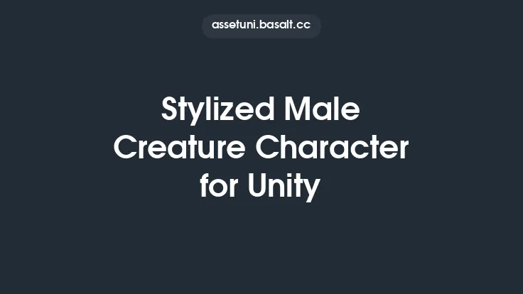 Stylized Male Creature Character for Unity Thumbnail