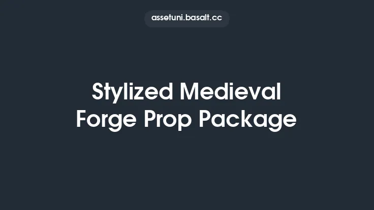 Stylized Medieval Forge Prop Package Thumbnail