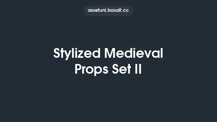 Stylized Medieval Props Set II Thumbnail