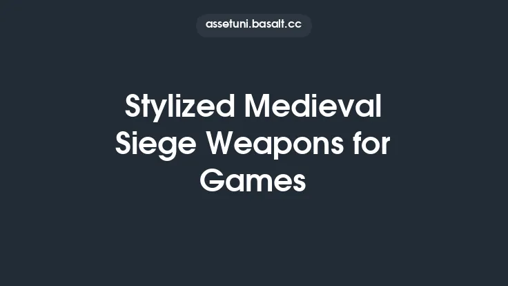 Stylized Medieval Siege Weapons for Games Thumbnail