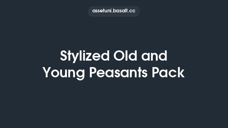 Stylized Old and Young Peasants Pack Thumbnail