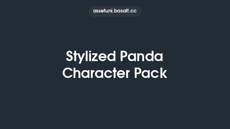 Stylized Panda Character Pack Thumbnail
