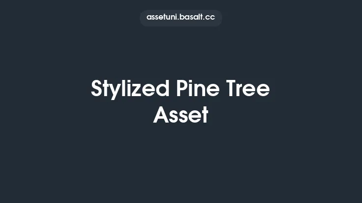 Stylized Pine Tree Asset Thumbnail