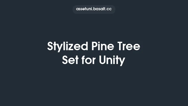 Stylized Pine Tree Set for Unity Thumbnail