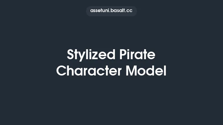 Stylized Pirate Character Model Thumbnail