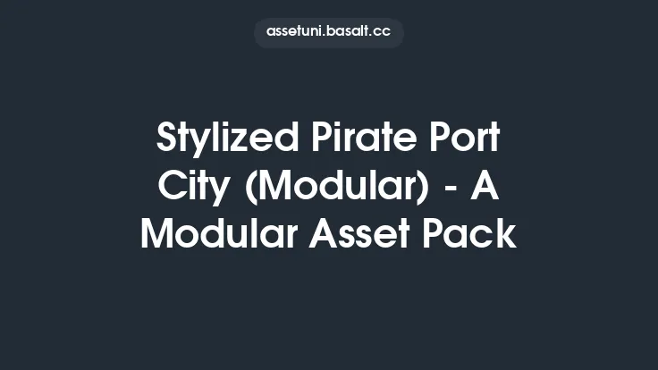 Stylized Pirate Port City (Modular) - A Modular Asset Pack Thumbnail