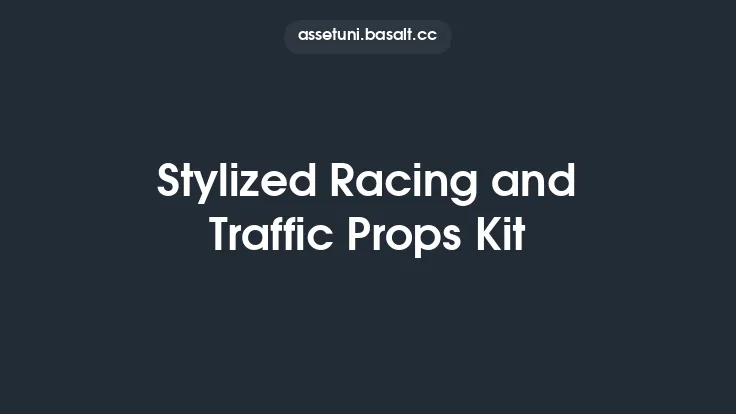 Stylized Racing and Traffic Props Kit Thumbnail