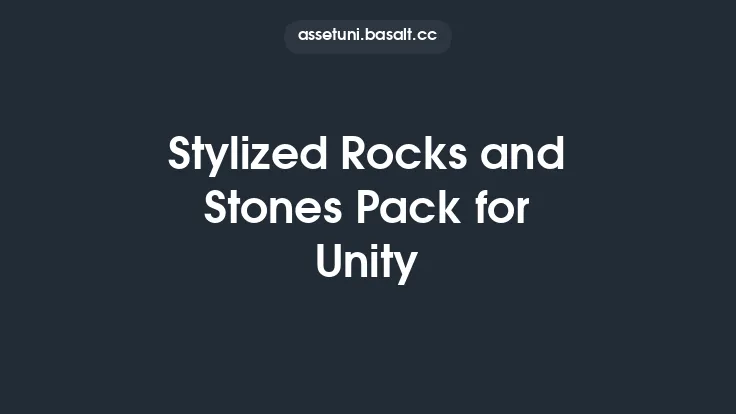 Stylized Rocks and Stones Pack for Unity Thumbnail