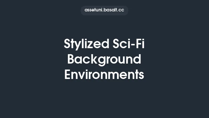 Stylized Sci-Fi Background Environments Thumbnail
