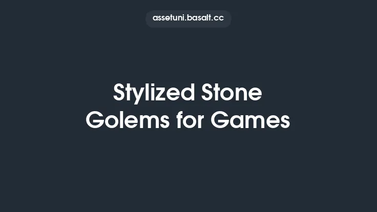 Stylized Stone Golems for Games Thumbnail
