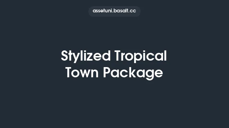 Stylized Tropical Town Package Thumbnail