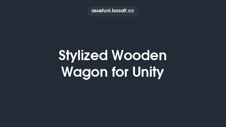 Stylized Wooden Wagon for Unity Thumbnail