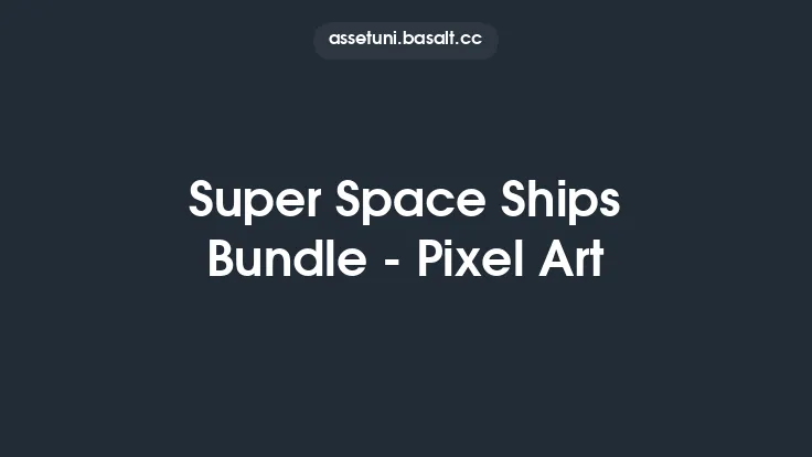 Super Space Ships Bundle - Pixel Art Thumbnail