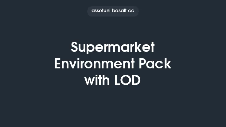 Supermarket Environment Pack with LOD Thumbnail