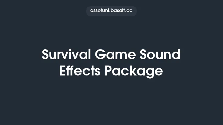 Survival Game Sound Effects Package Thumbnail