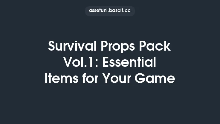 Survival Props Pack Vol.1: Essential Items for Your Game Thumbnail