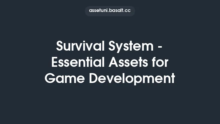 Survival System - Essential Assets for Game Development Thumbnail