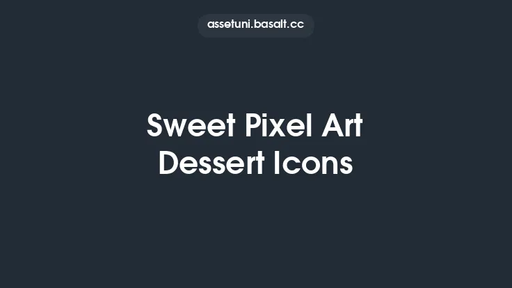 Sweet Pixel Art Dessert Icons Thumbnail
