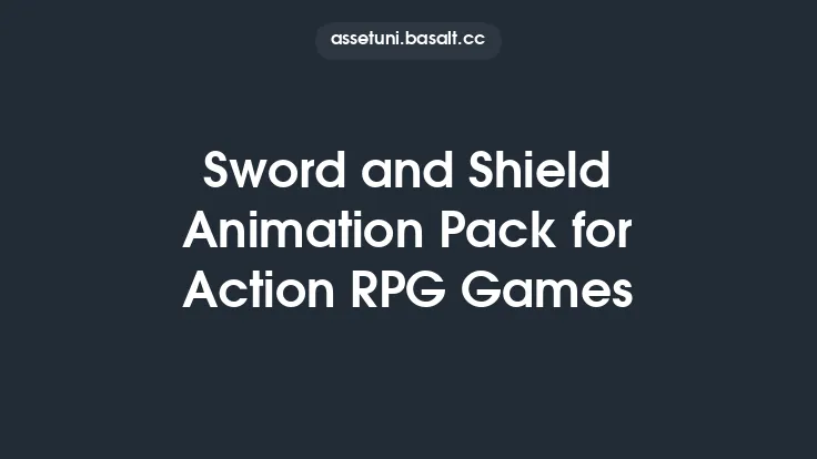 Sword and Shield Animation Pack for Action RPG Games Thumbnail