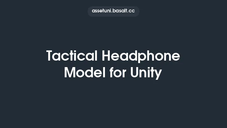 Tactical Headphone Model for Unity Thumbnail