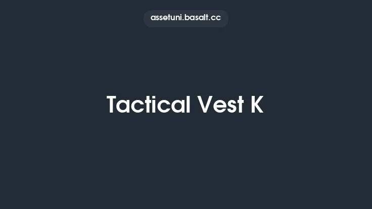 Tactical Vest K Thumbnail