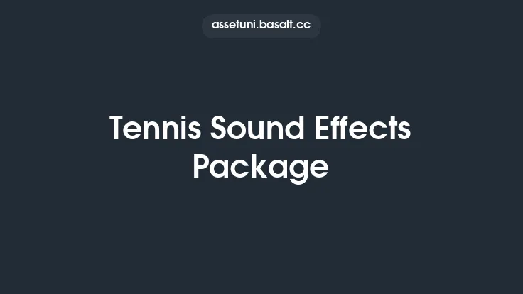 Tennis Sound Effects Package Thumbnail