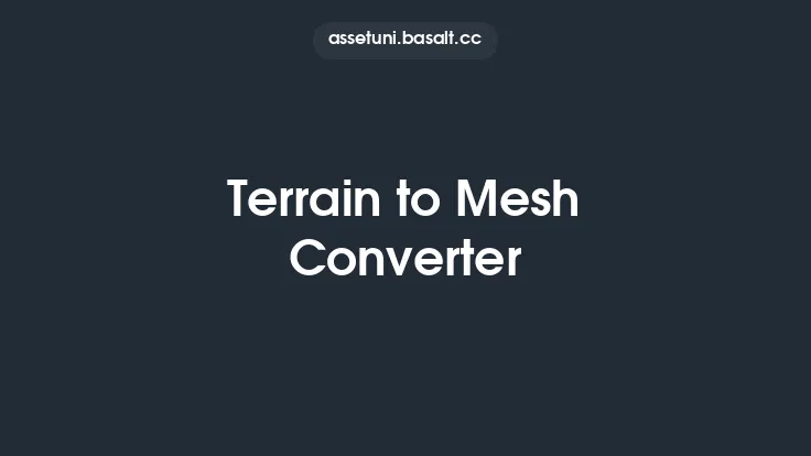 Terrain to Mesh Converter Thumbnail
