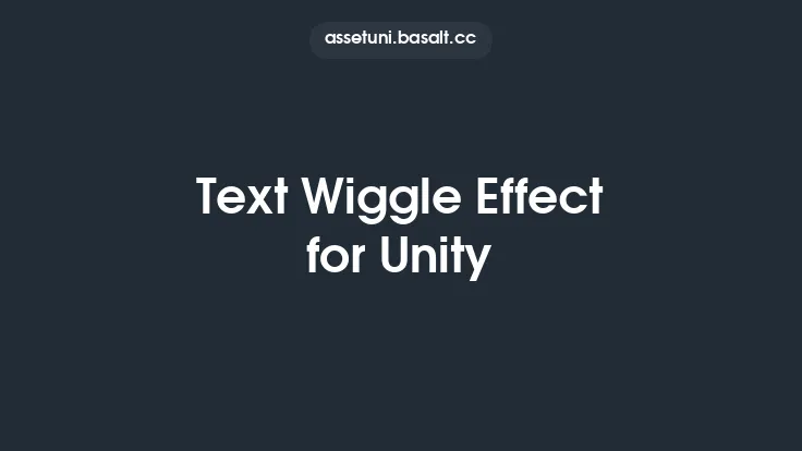 Text Wiggle Effect for Unity Thumbnail