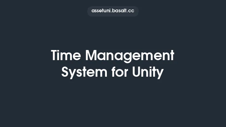 Time Management System for Unity Thumbnail