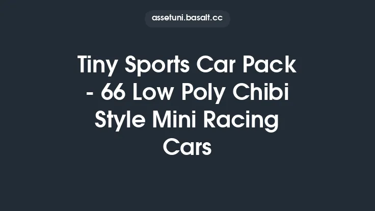 Tiny Sports Car Pack - 66 Low Poly Chibi Style Mini Racing Cars Thumbnail