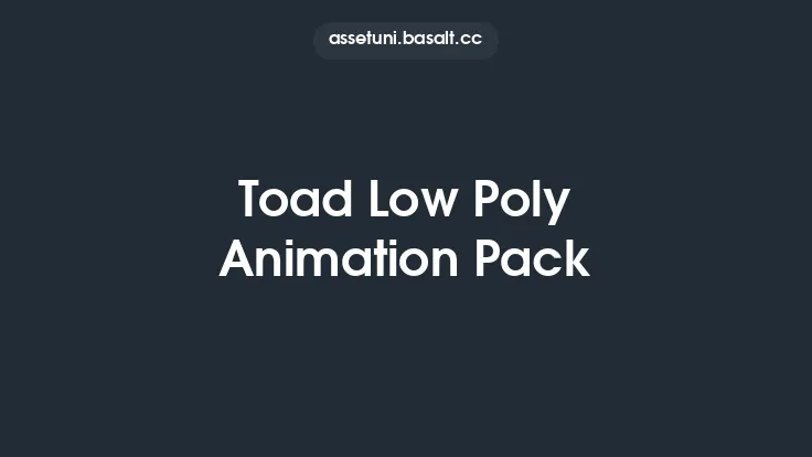 Toad Low Poly Animation Pack Thumbnail