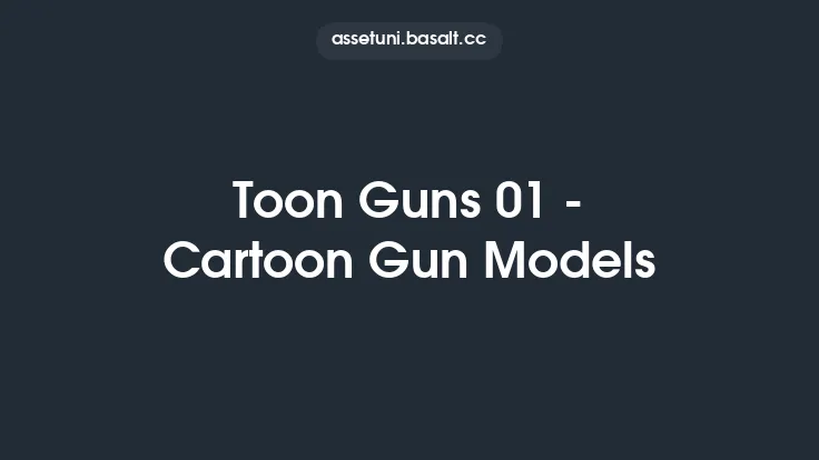 Toon Guns 01 - Cartoon Gun Models Thumbnail