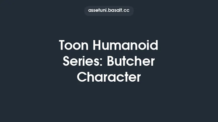 Toon Humanoid Series: Butcher Character Thumbnail