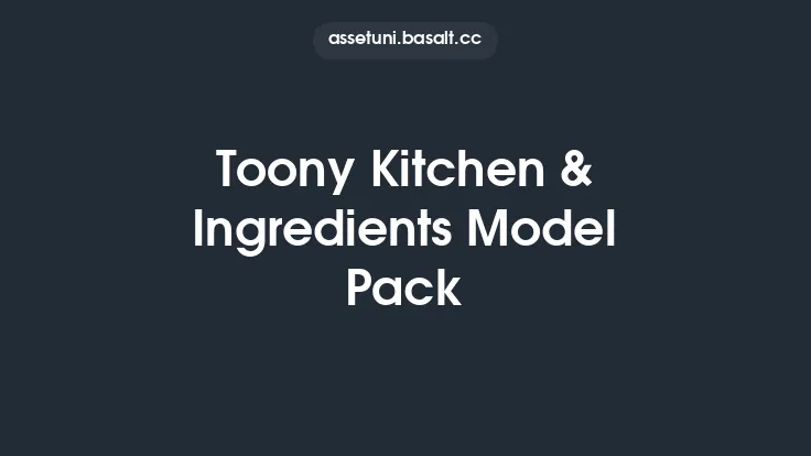 Toony Kitchen & Ingredients Model Pack Thumbnail