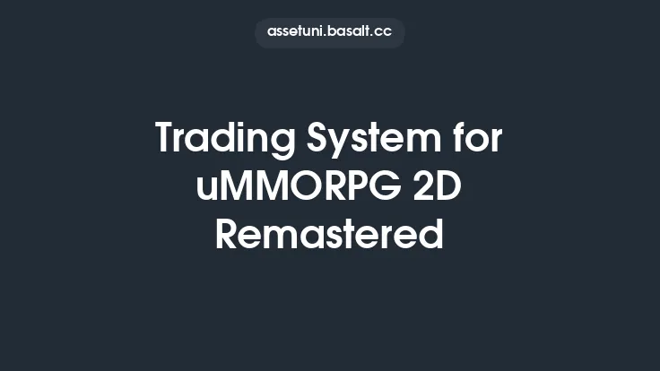 Trading System for uMMORPG 2D Remastered Thumbnail