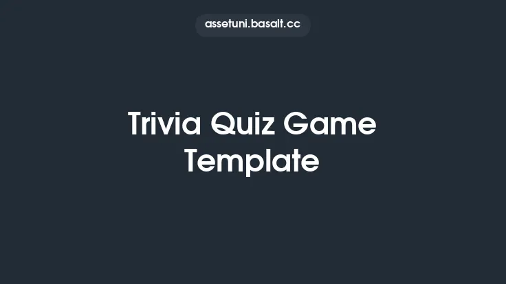 Trivia Quiz Game Template Thumbnail