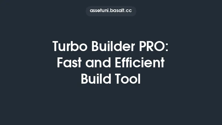 Turbo Builder PRO: Fast and Efficient Build Tool Thumbnail