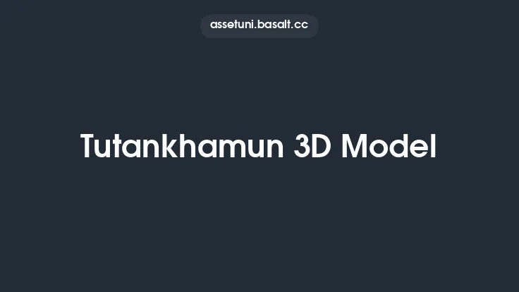 Tutankhamun 3D Model Thumbnail
